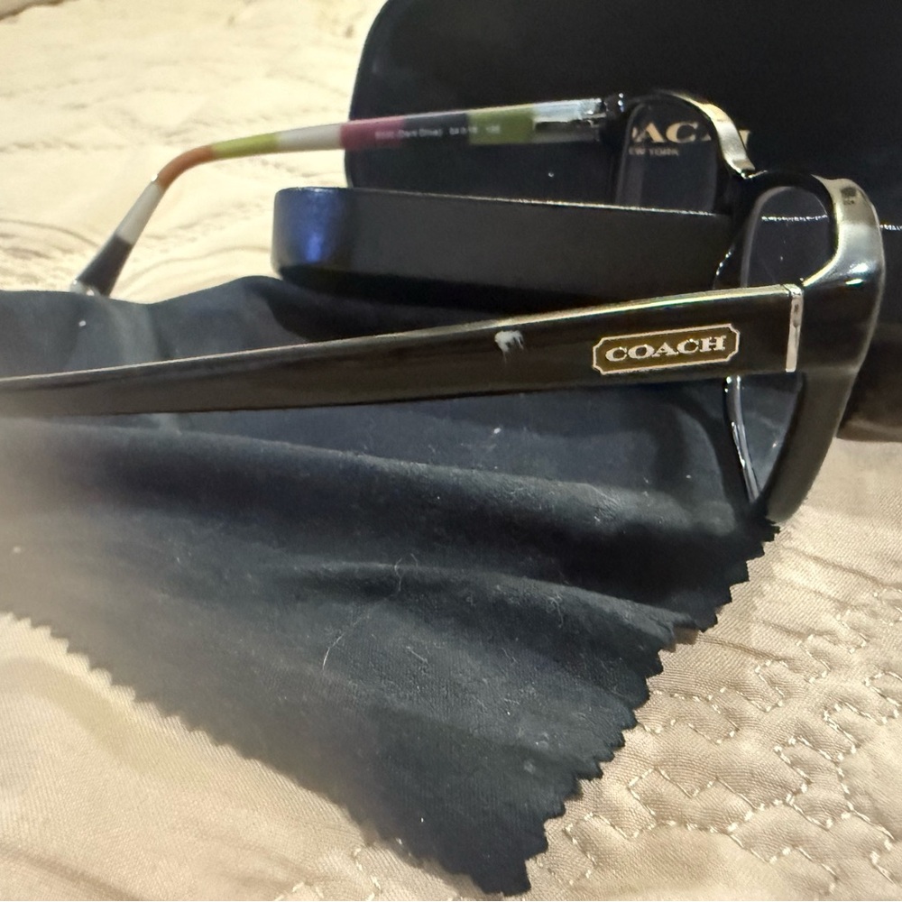 Coach Black Rectangular Eyeglasses - image 4